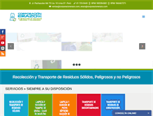 Tablet Screenshot of corporacionerazo.com